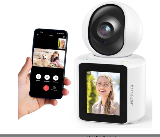 1080p Video Calling WiFi CCTV Camera Two-Way Audio Night Vision Motion Detection Security Camera (1 Channel)