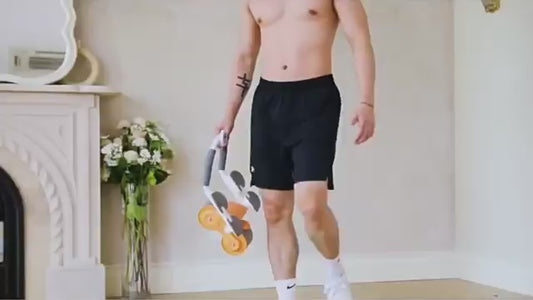 Ab Wheel Roller with Auto Rebound – Multicolor Take your home workouts to the next level with this Ab Wheel Roller, designed to sculpt and tone your core muscles efficiently.